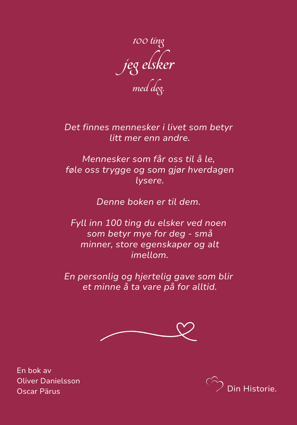 100 Ting Jeg Elsker Med Deg - Til dem som fortjener å høre det oftere
