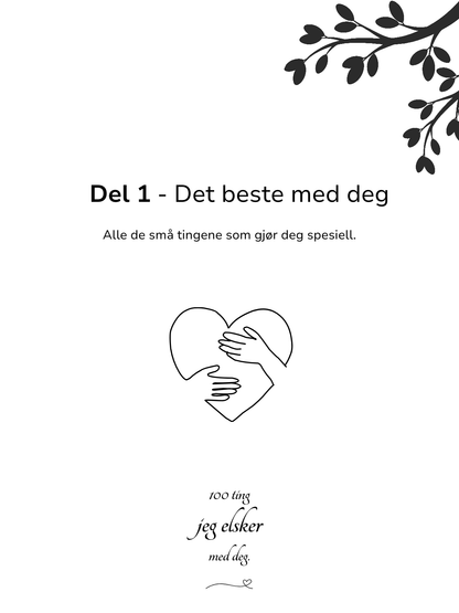 100 Ting Jeg Elsker Med Deg - Til dem som fortjener å høre det oftere