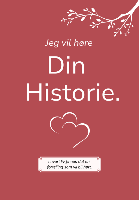 Jeg Vil Høre Din Historie - En enkel og vakker måte å bevare dem som betyr aller mest.