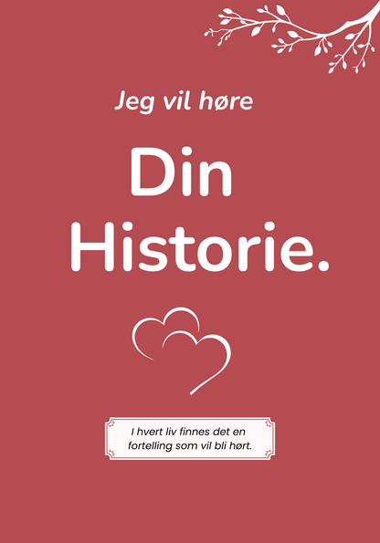 Jeg Vil Høre Din Historie - En dag vil jeg kanskje vite alt, men da kan det være for sent.